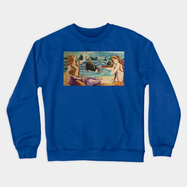 Mermaids Crewneck Sweatshirt by crystalwave4